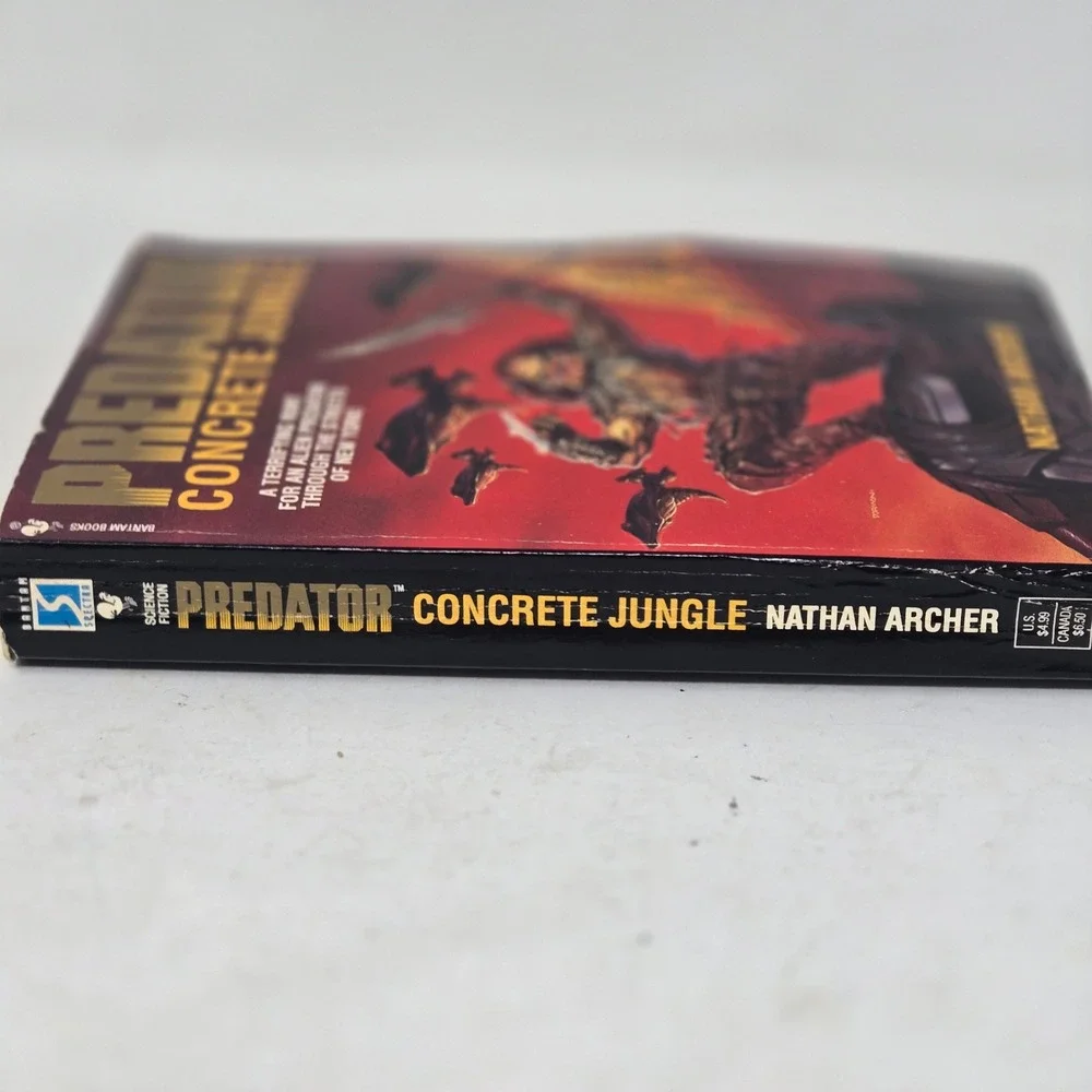 Predator Concrete Jungle Nathan Archer 1995 Bantam Spectra Paperback Sci-Fi Book