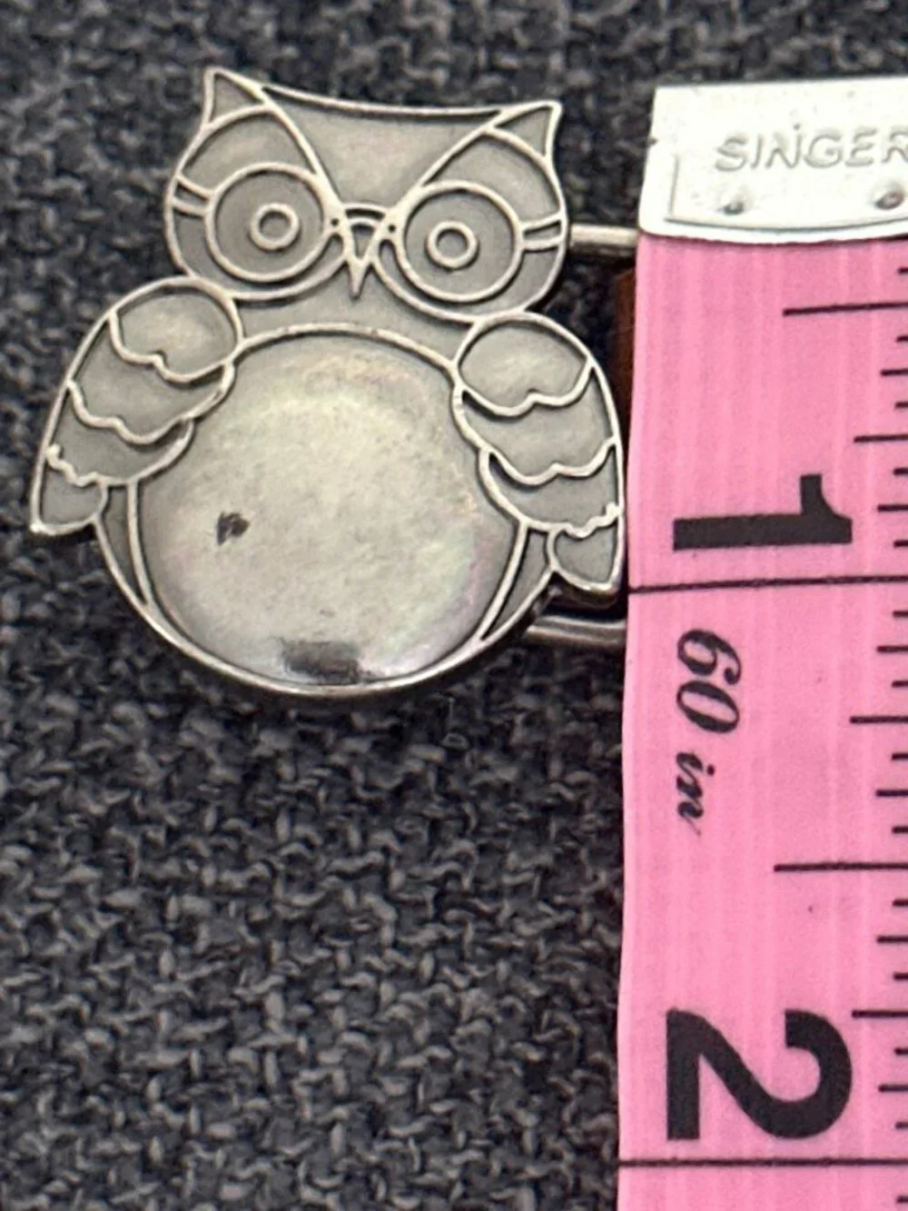 Brown Leather Belt With Owl Buckle 42
