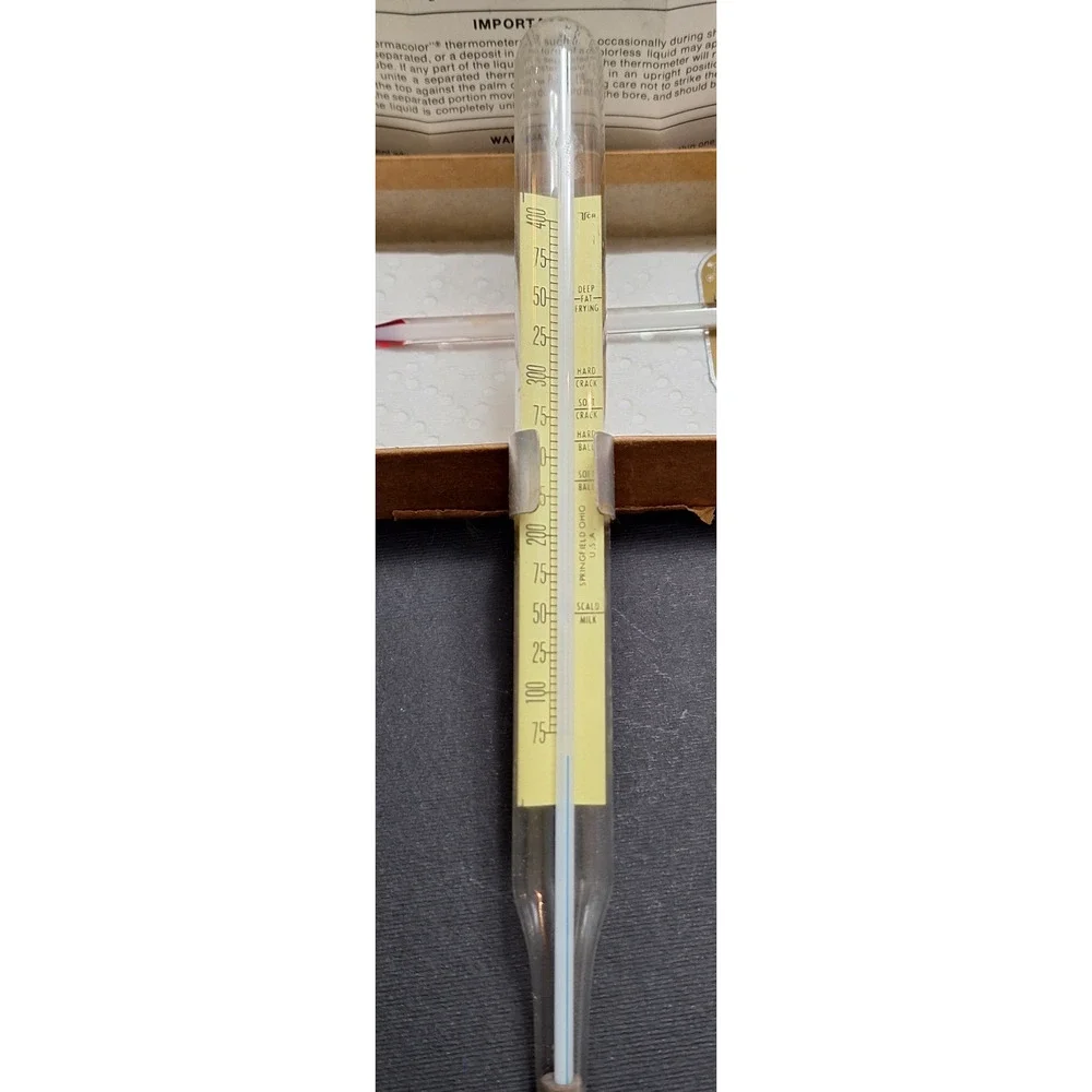 Set of 2 Vintage Taylor TCA Thermometers, Roast Meat and Candy Making