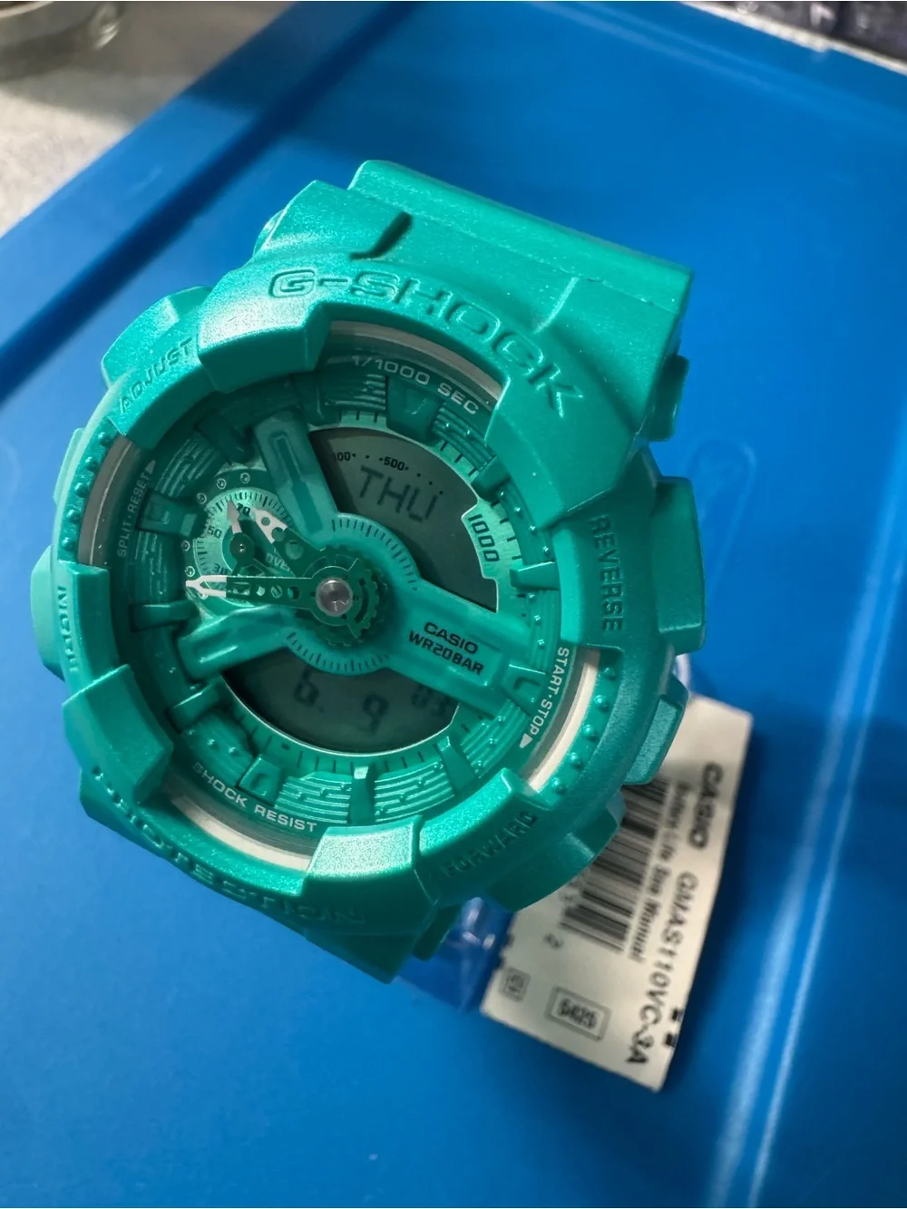 Casio G-Shock Teal Resin Sport Watch