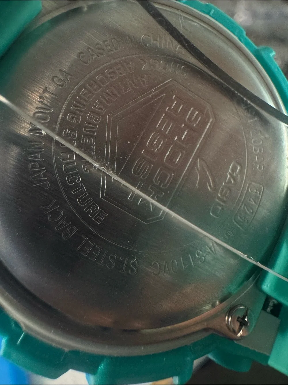 Casio G-Shock Teal Resin Sport Watch