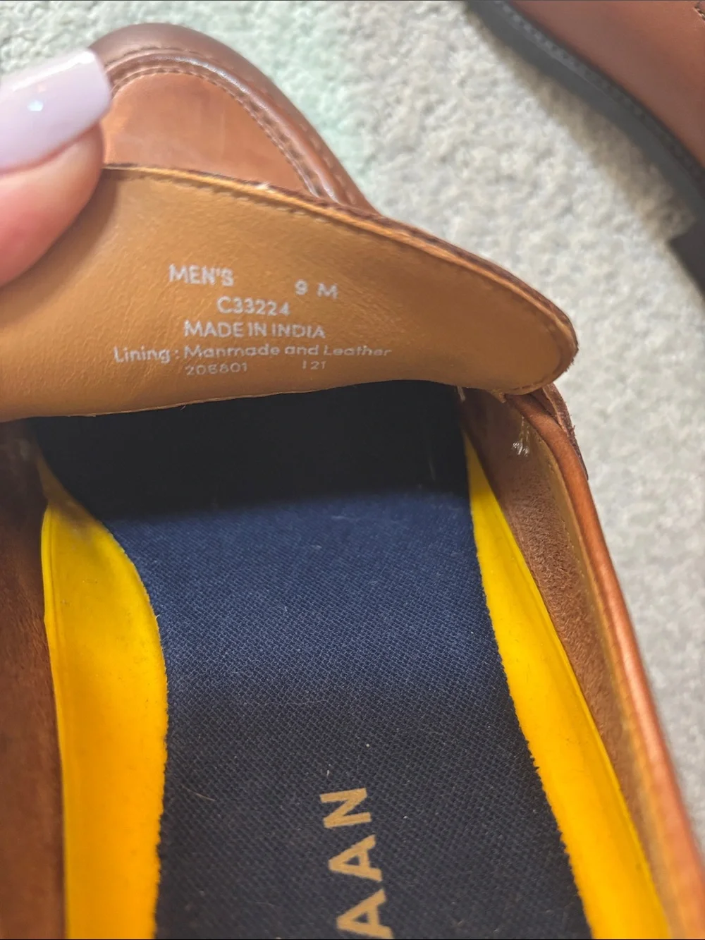Cole Haan smooth cognac