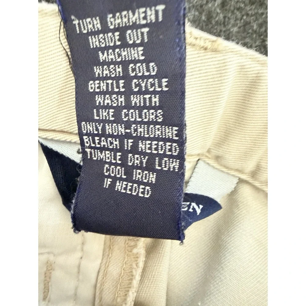 Ralph Lauren Girls Sz 6 RARE Postage Print Embroidered Horse VTG Khaki Pants