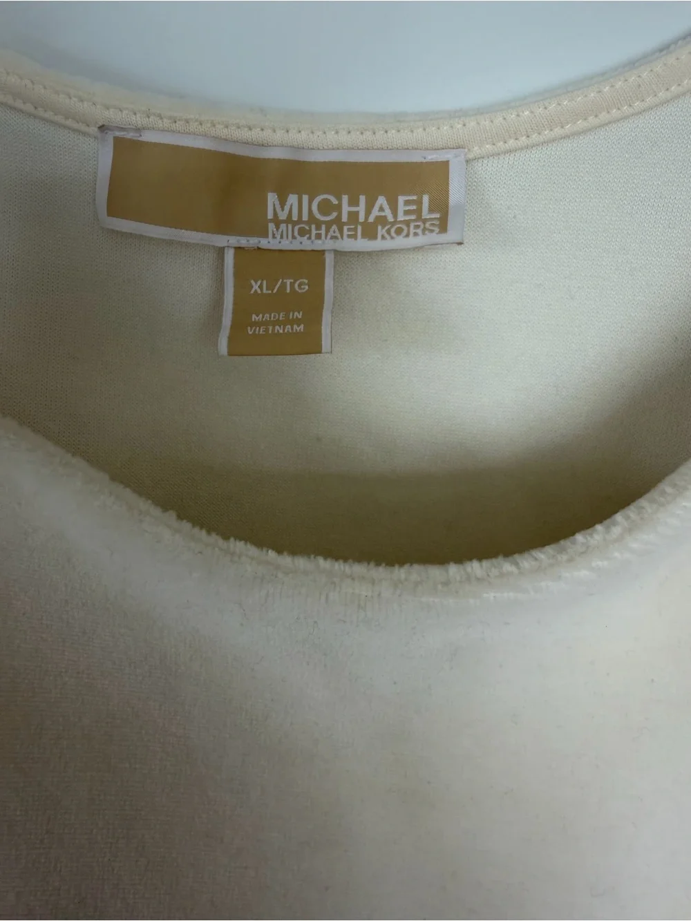 Michael Kors cream crop