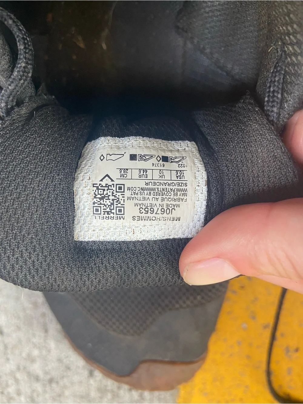 Merrell trail shoe