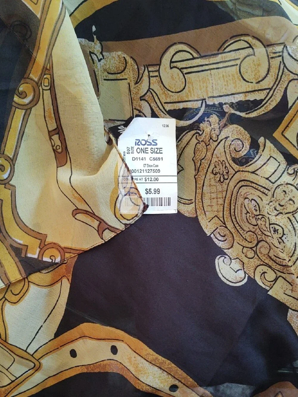 Source Unknown sheer scarf