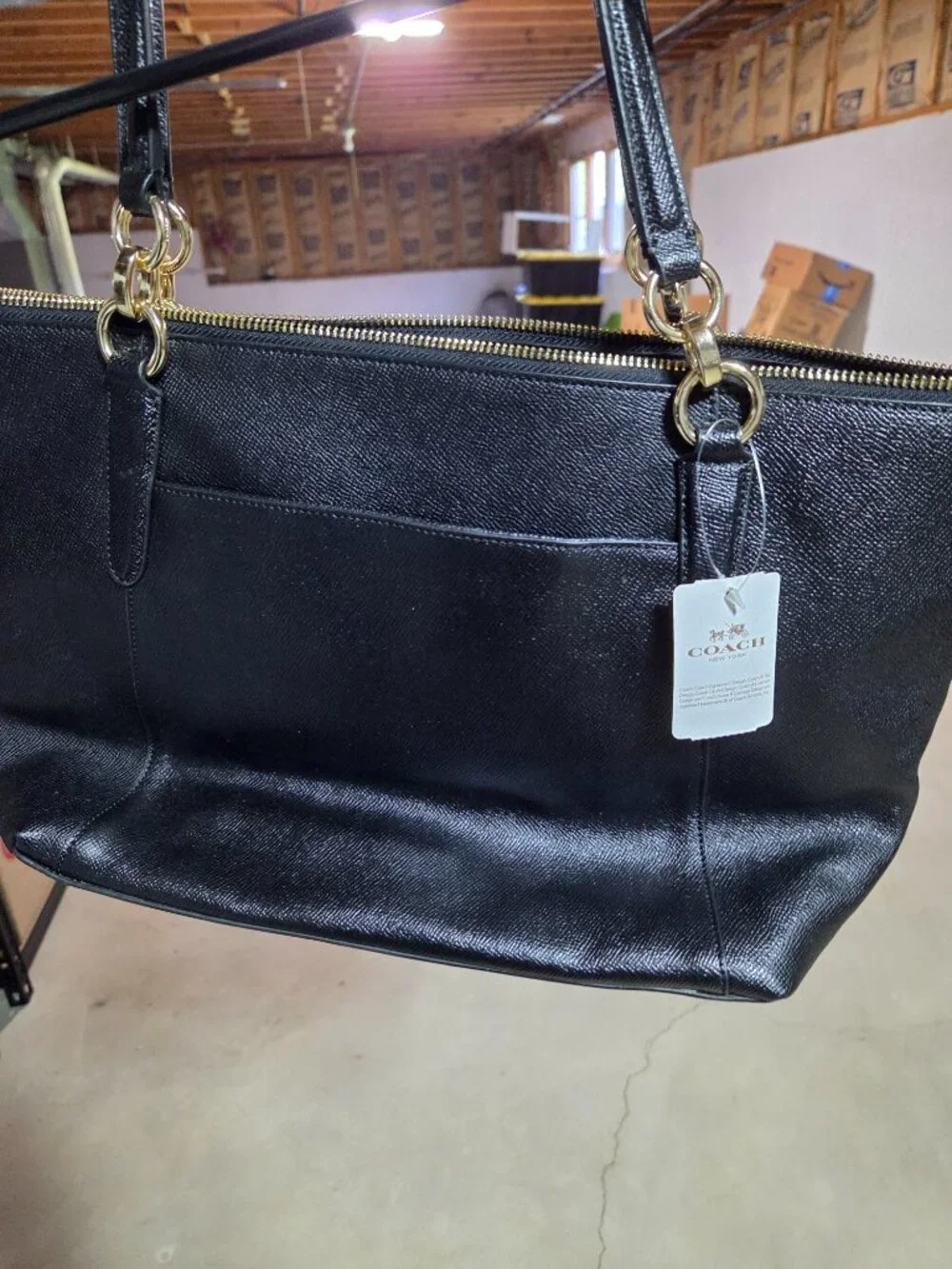 Coach black purse