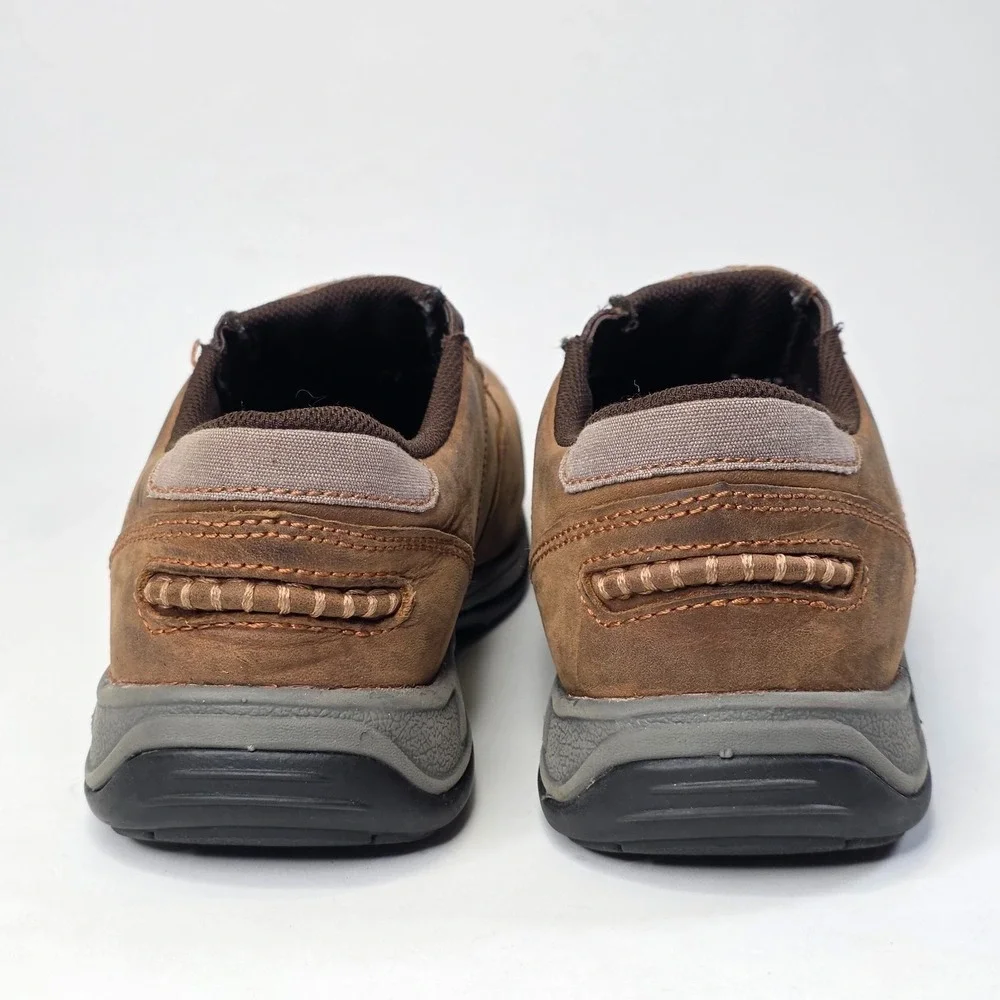 Red Wing Mens Safety Toe Shoes Size 8.5 Brown Leather Slip On Oil Slip Resistant