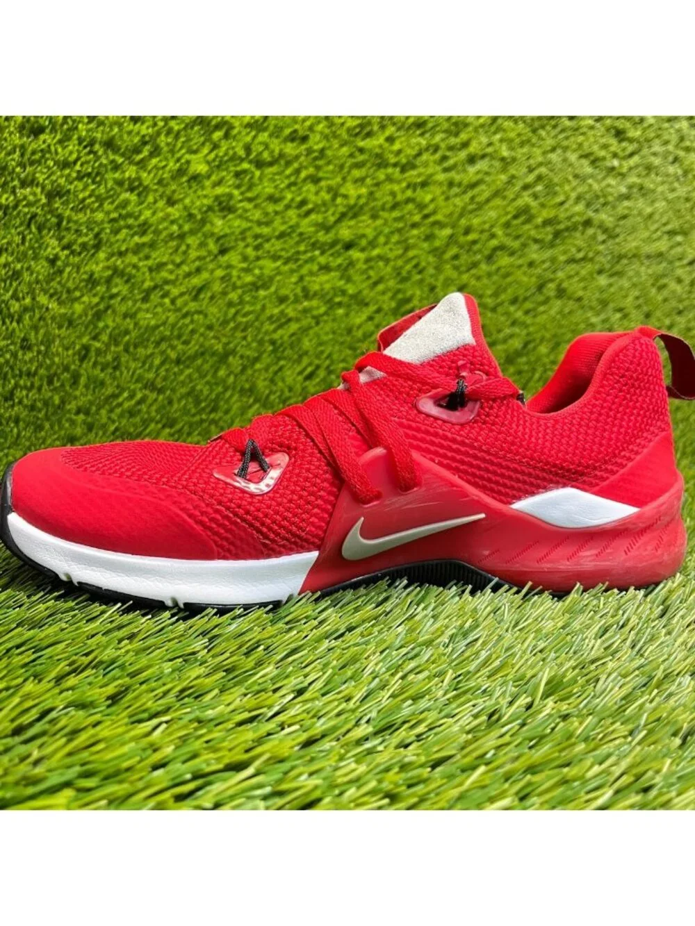 Nike Zoom Train Command Mens Size 6.5 Red White Athletic Running Shoes Sneakers