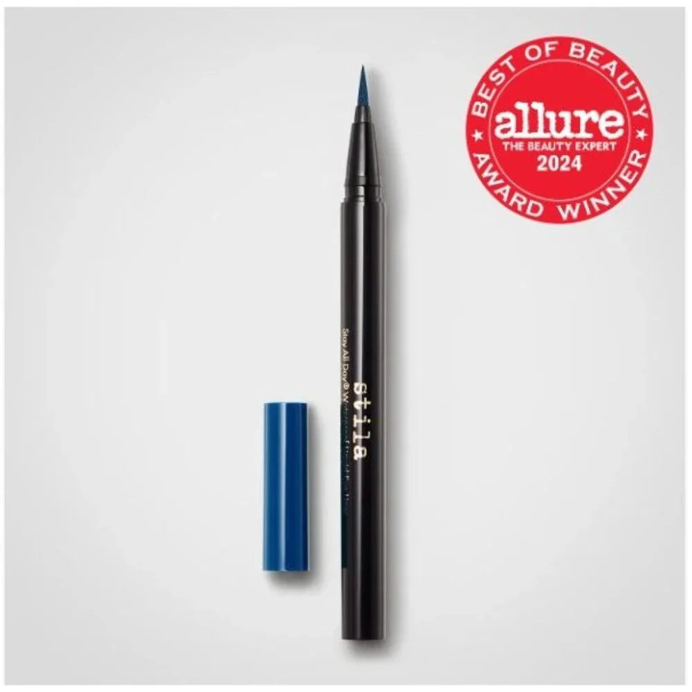 NEW Stila Marine Stay All Day Waterproof Liquid Eye Liner Limited Blue Full Size