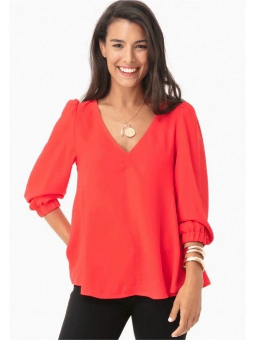 Tuckernuck Poppy Red Hollis Top