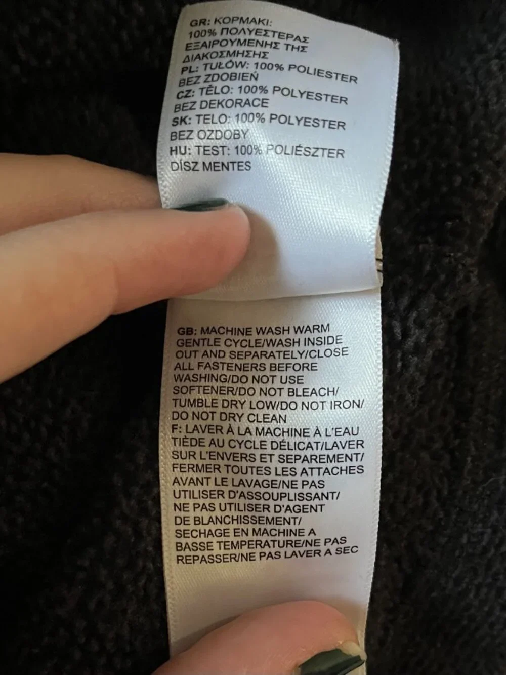 The North Face black north