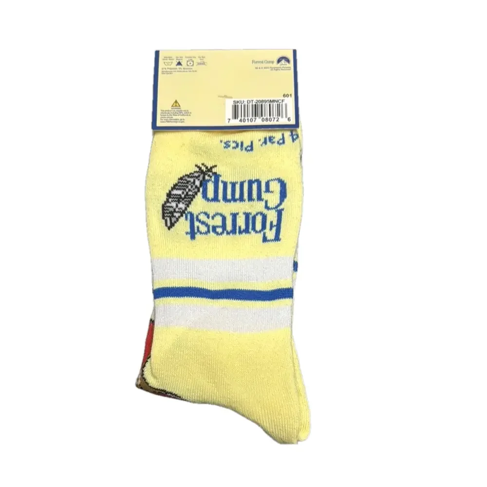Forrest Gump Casual Crew Socks NWT