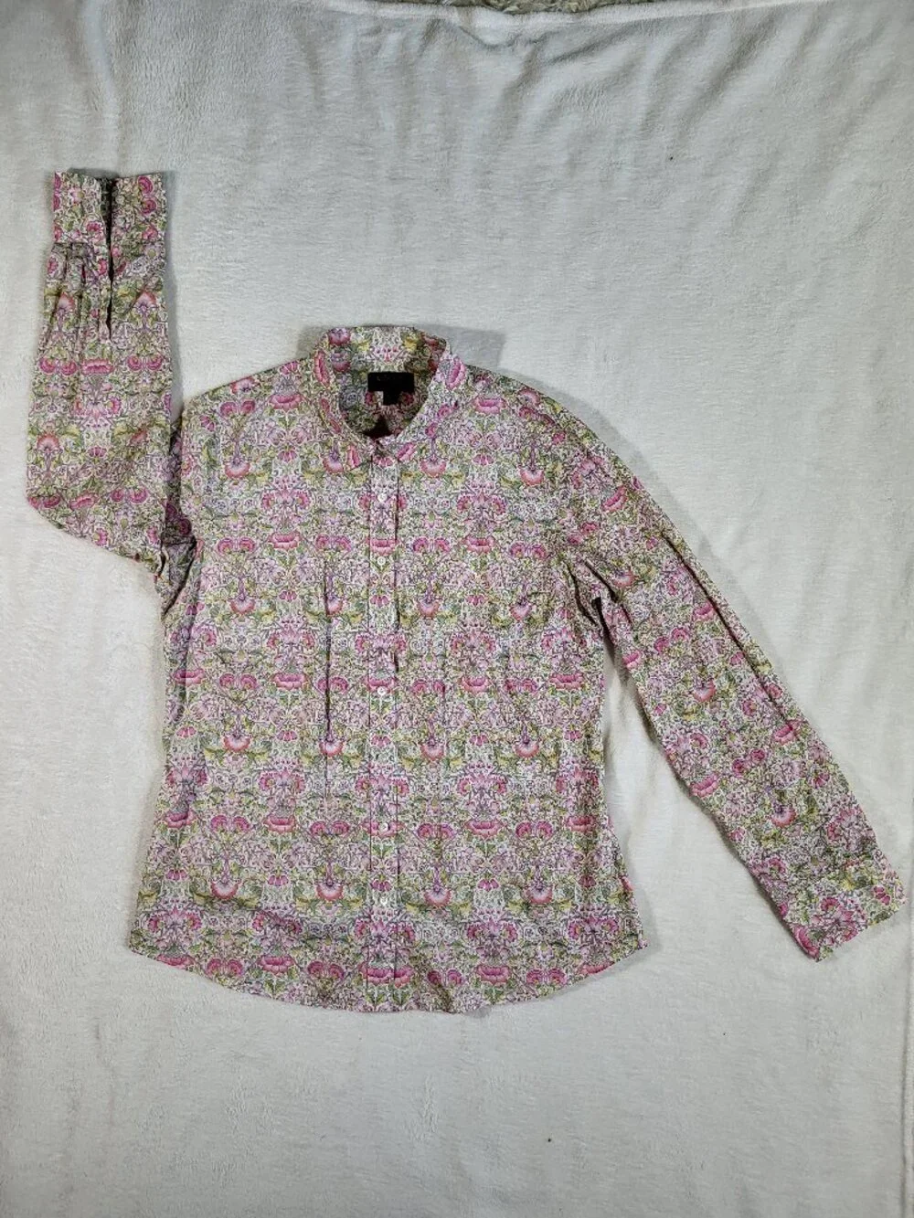 J. Crew Liberty Art Fabrics Floral Shirt - Size 12