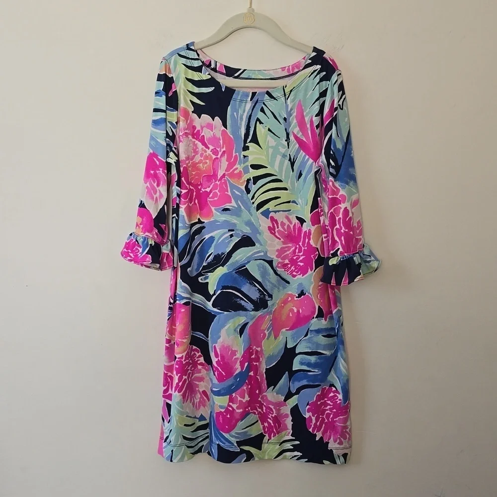 Lilly Pulitzer Tropical Girl's Dress sz 8-10 yrs