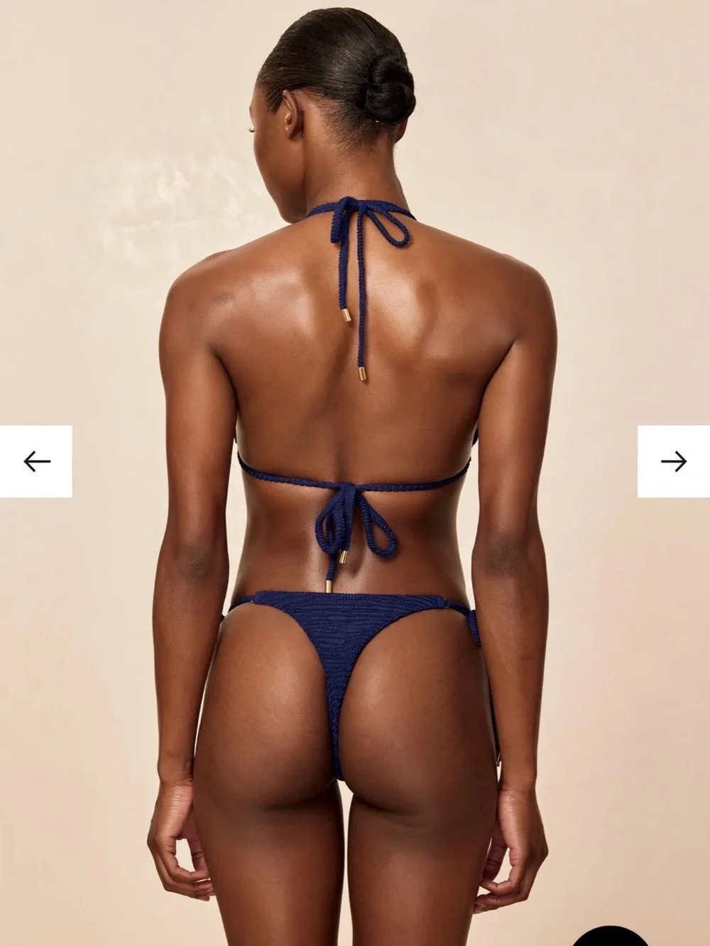 Monday Hanalei bikini midnight crinkle