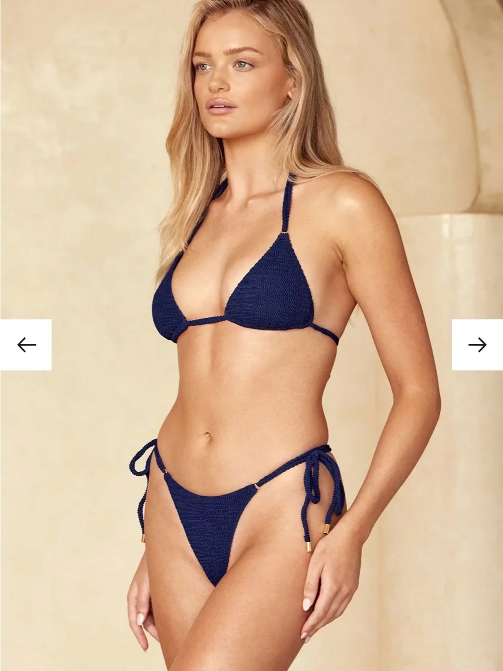 Monday Hanalei bikini midnight crinkle