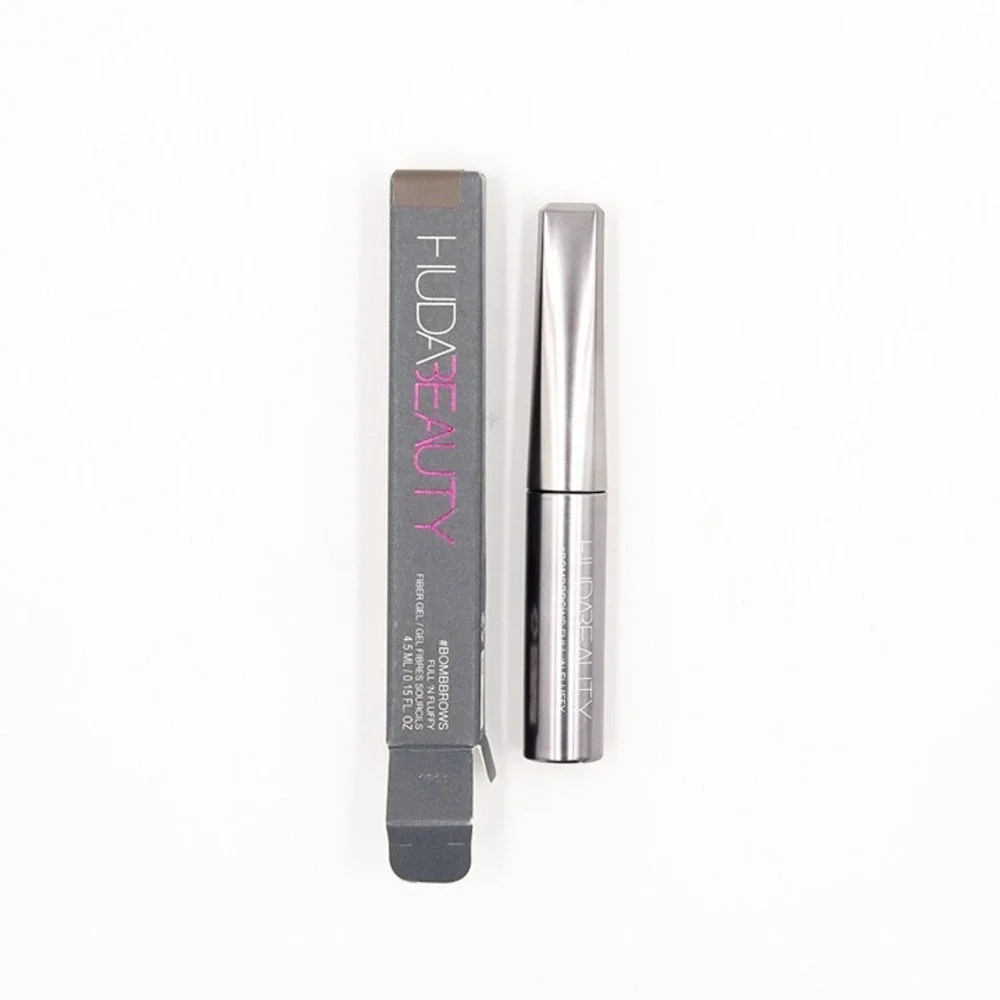 Huda Beauty - #BOMBBROWS Full 'n Fluffy Fiber Gel -‎ 7 Black Brown