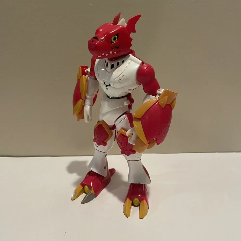 Digimon Digivolving Guilmon Into Gallantmon Action Figure Bandai 2002‎