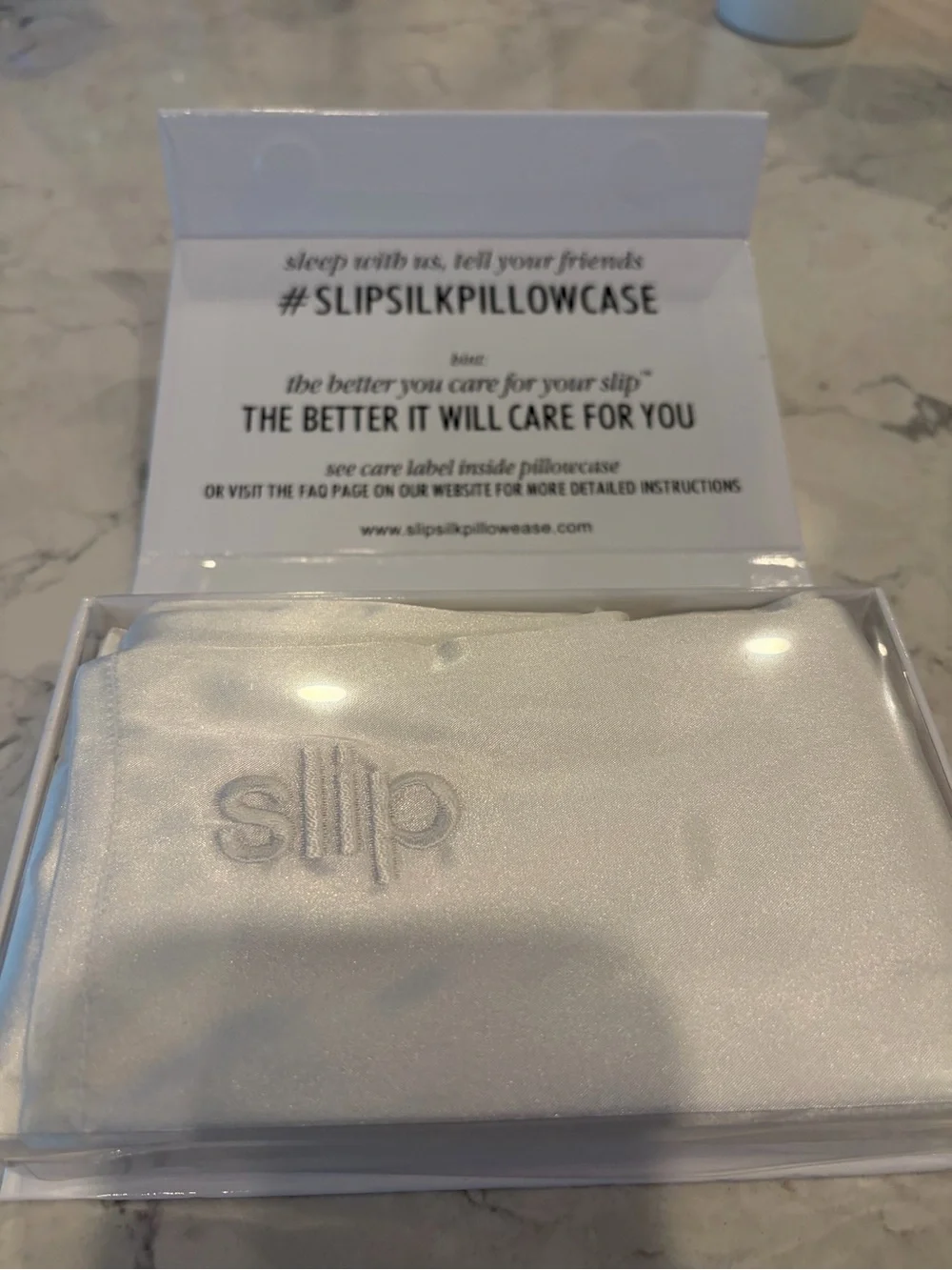 slip luxurious silk