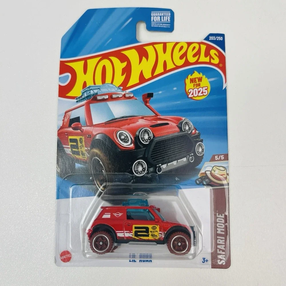 Hot Wheels Lil' Roar Red Mini Cooper Safari Mode 5/5 New For 2025 203/250