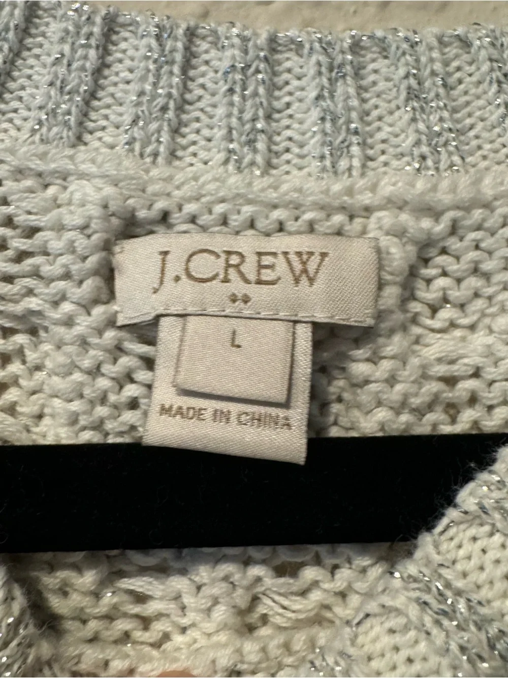 J. Crew soft cable