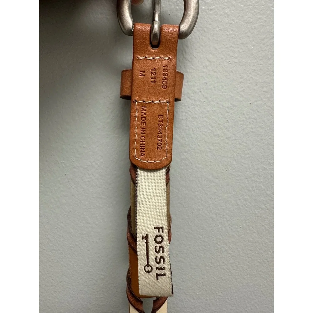 Fossil braided leather