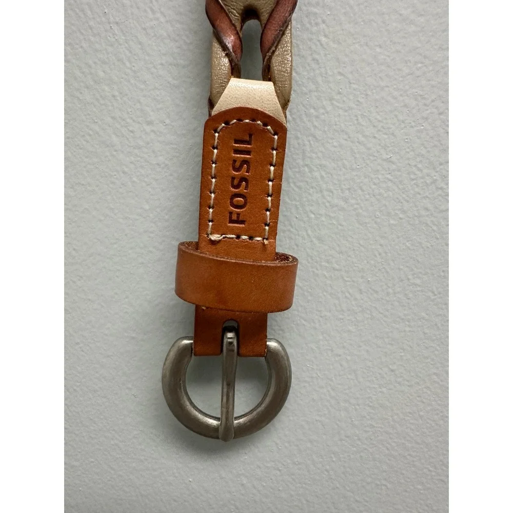 Fossil braided leather
