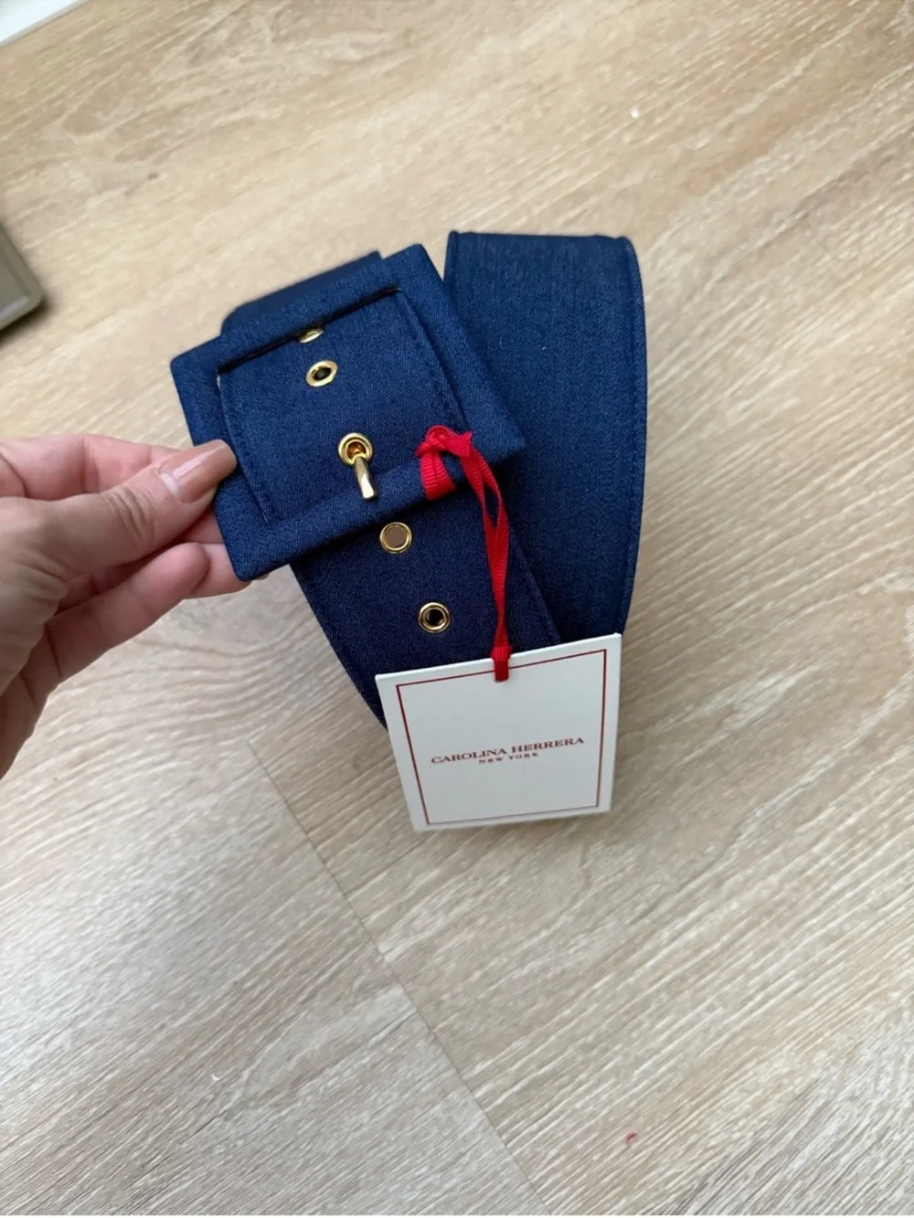 Carolina Herrera wide navy