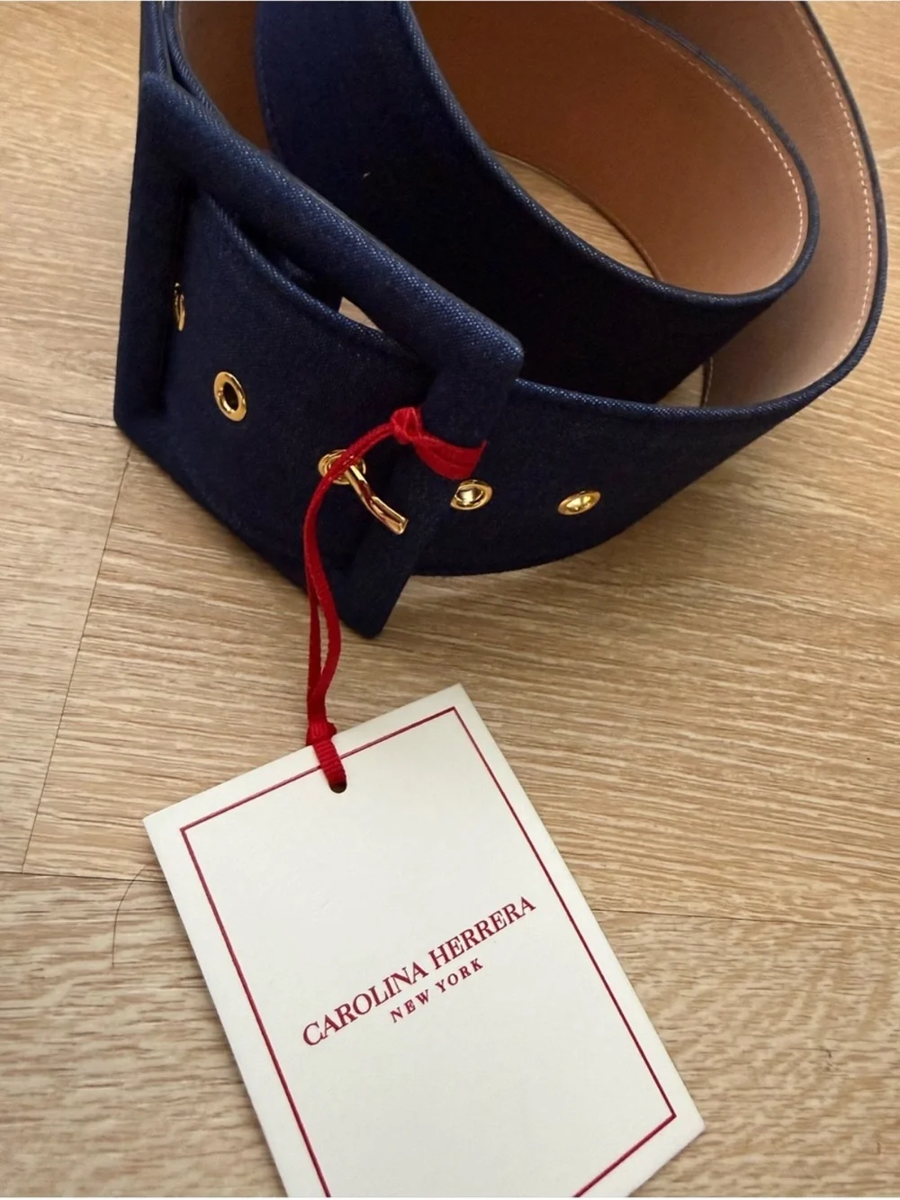 Carolina Herrera wide navy
