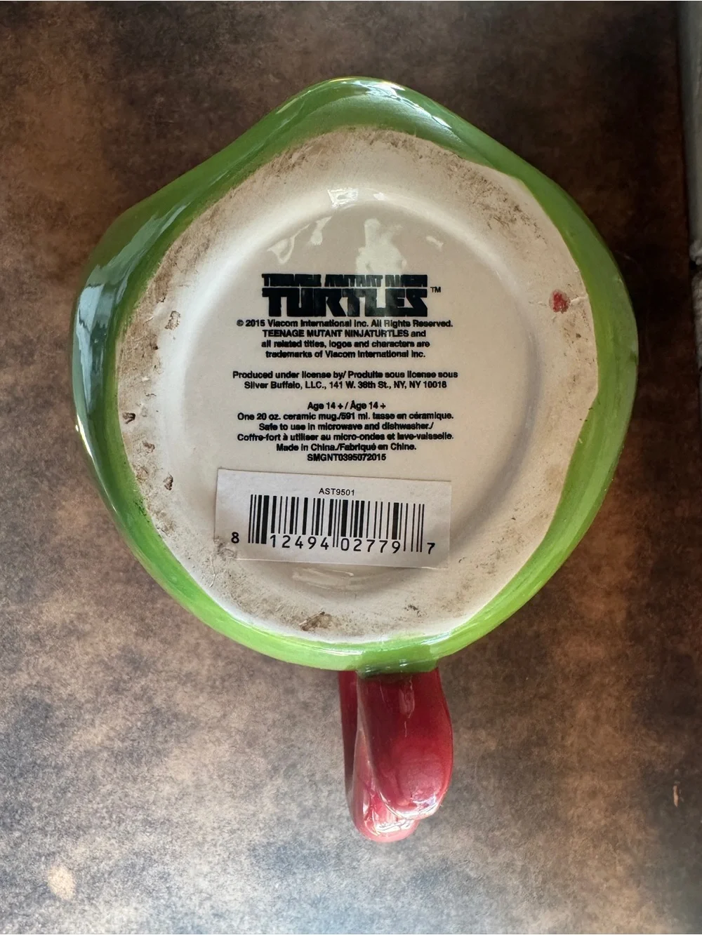Teenage Mutant Ninja Turtle Coffee Mug Raphael 2015