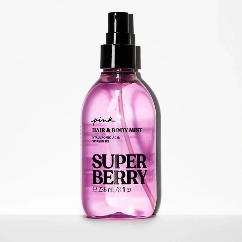 Victoria’s Secret PINK Super Berry Boosting Body Lotion Set Nwt