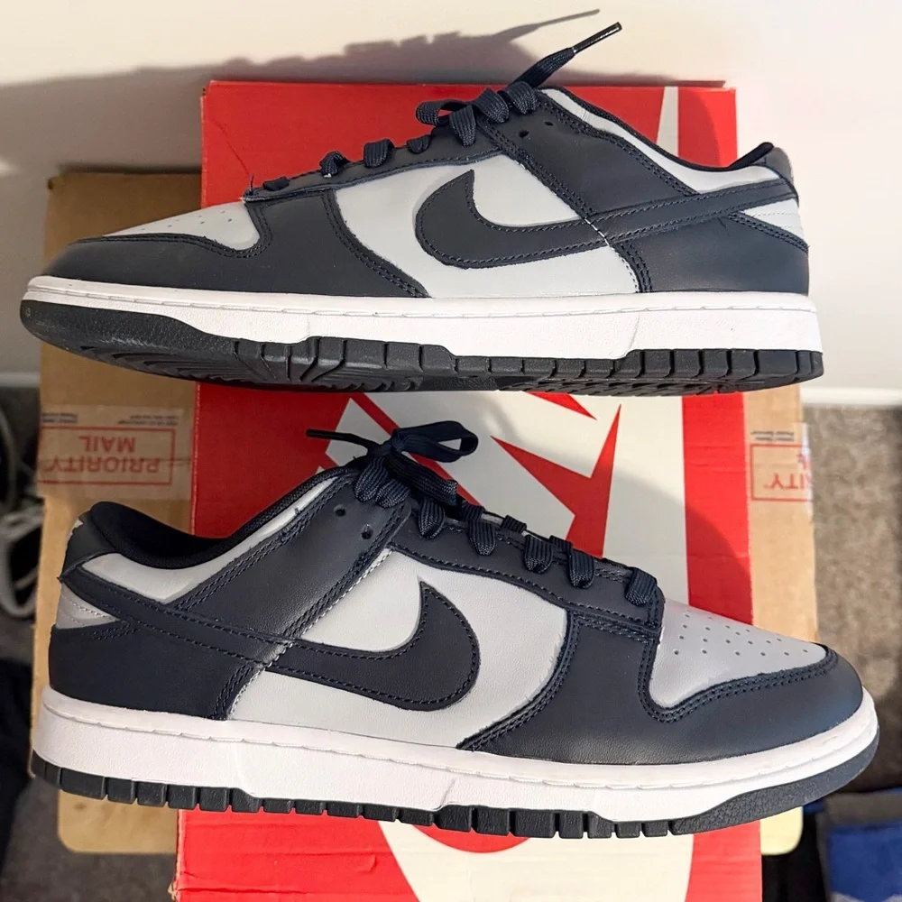 Used Nike Dunk Low Retro - Georgetown Size 10
