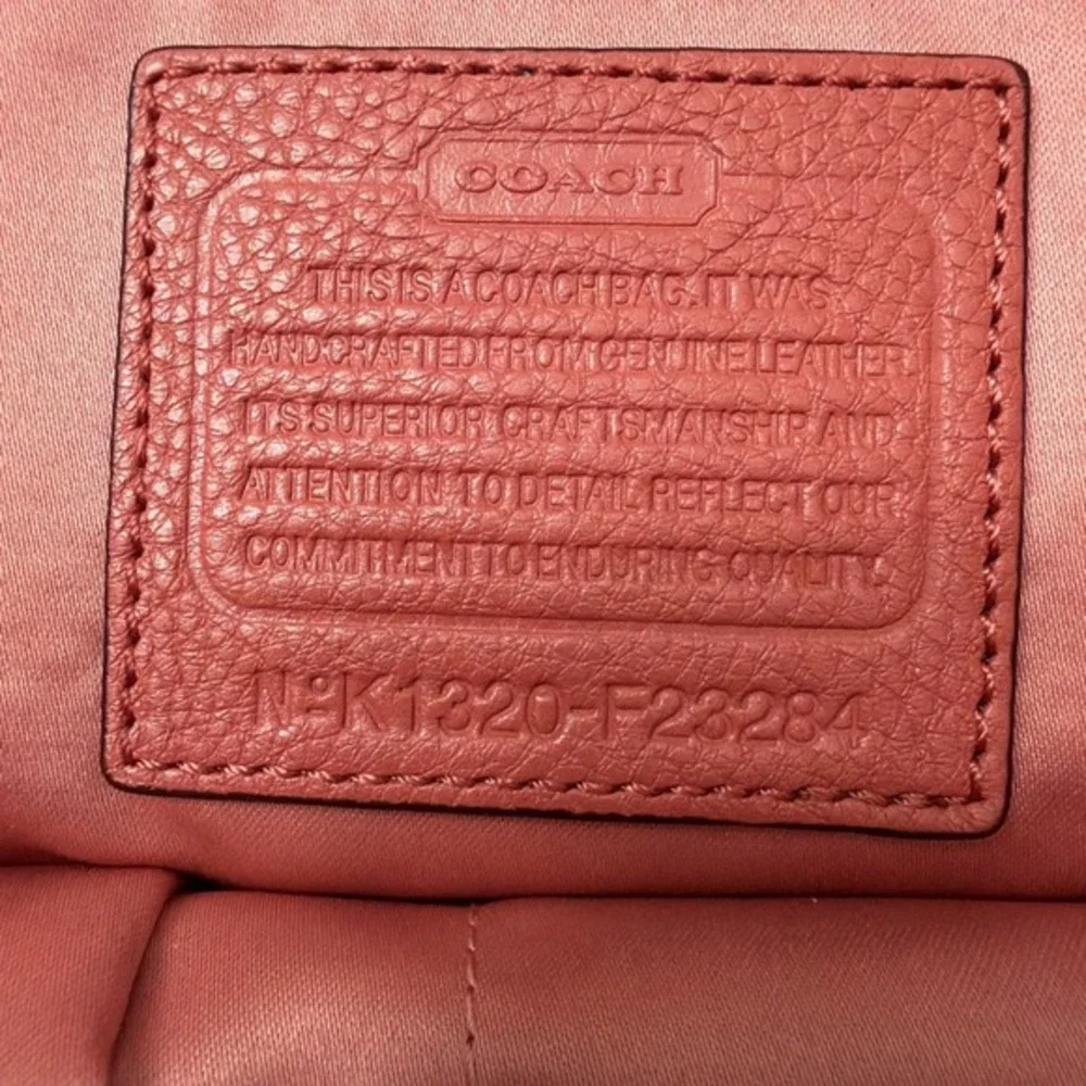 Coach authentic pebbled