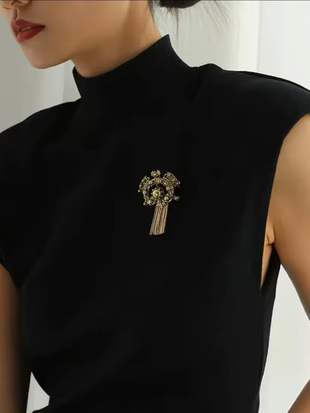 Anthropologie intricate gold