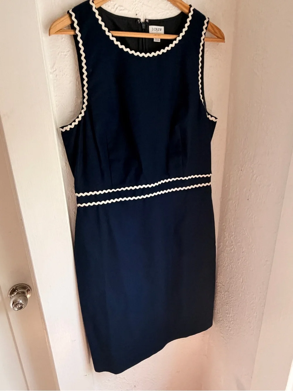 J. Crew sleeveless navy