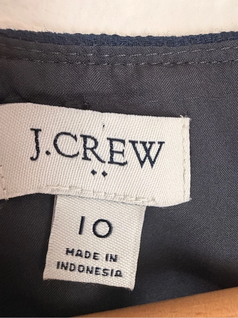 J. Crew sleeveless navy
