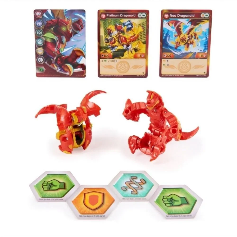 Bakugan Evolutions Dragonoid Brawler Pack True Metal Dragonoid‎ & Neo Dragonoid