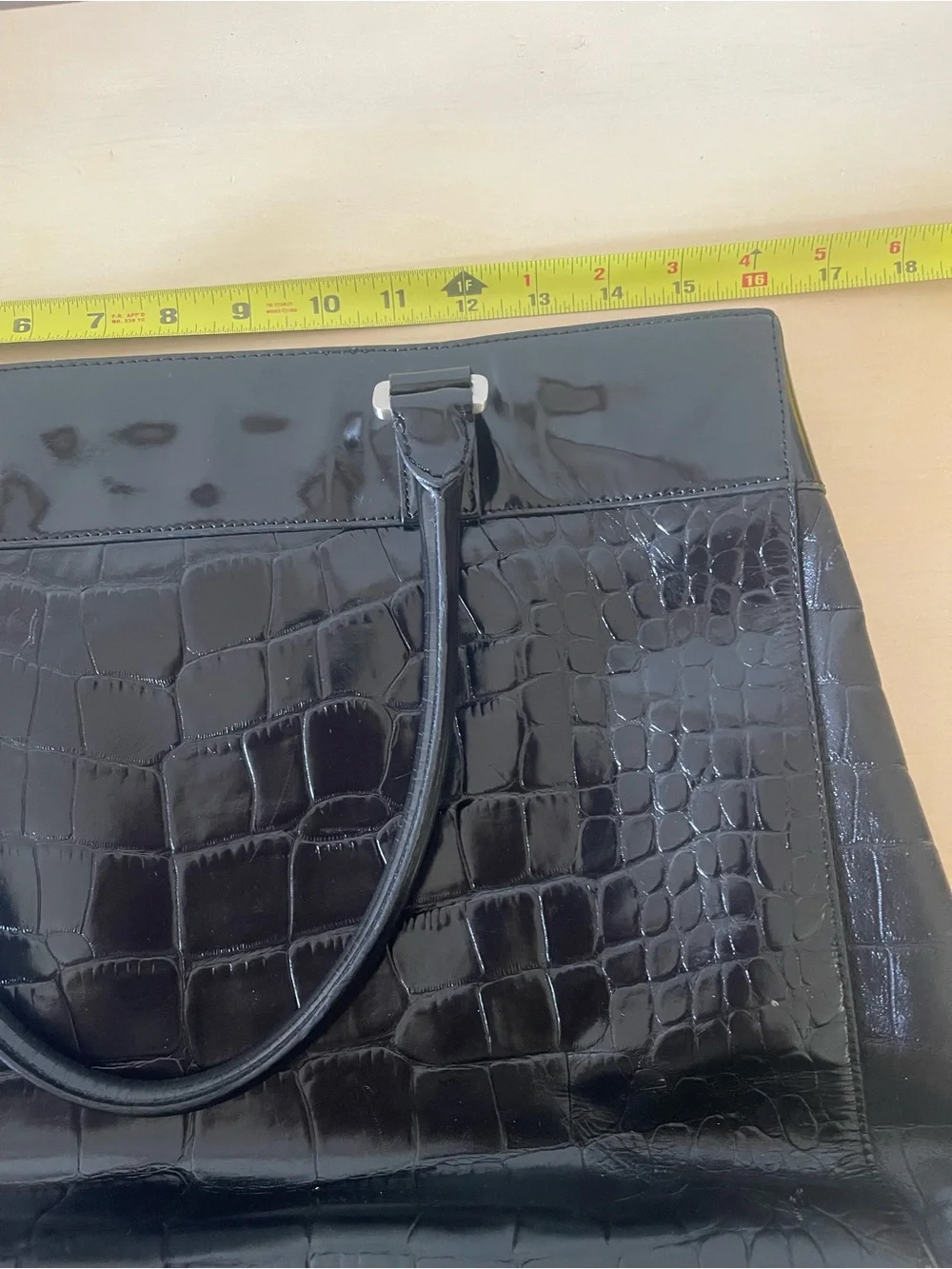 Ann Taylor Factory shiny croc