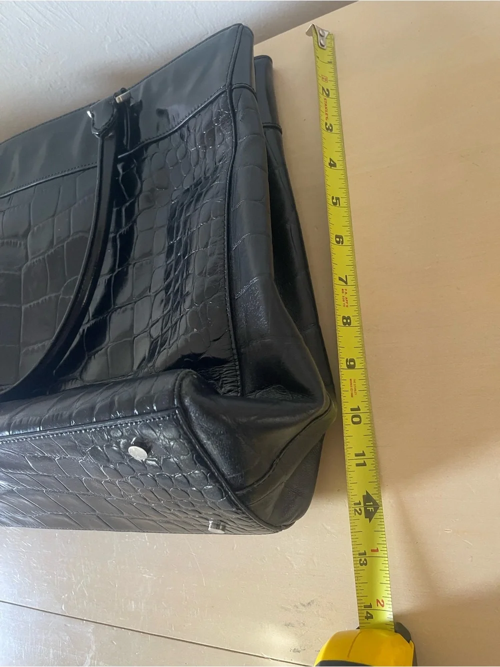 Ann Taylor Factory shiny croc