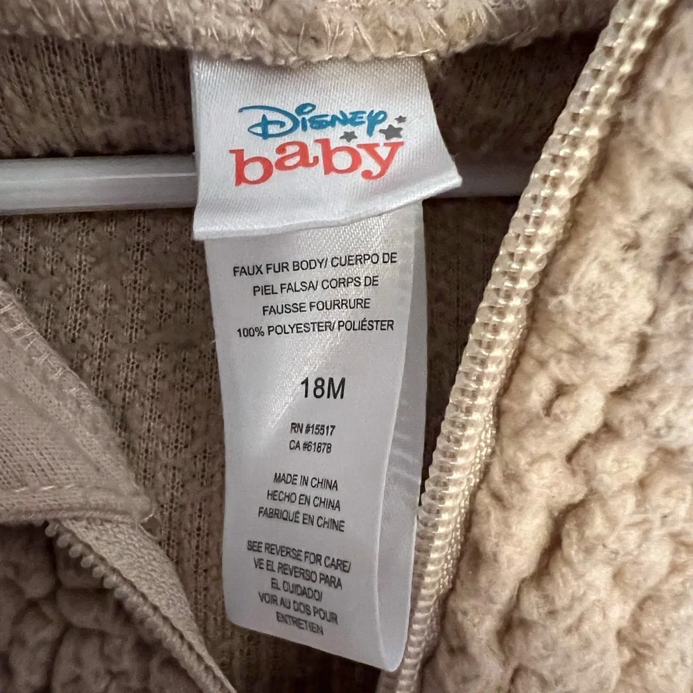 Disney baby hooded