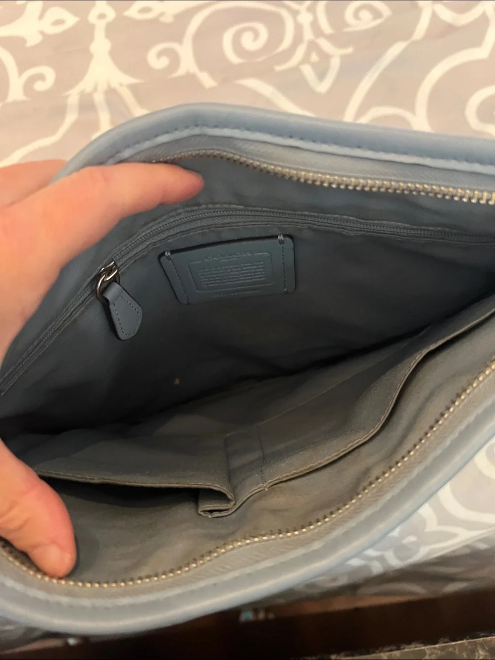 Coach file crossbody