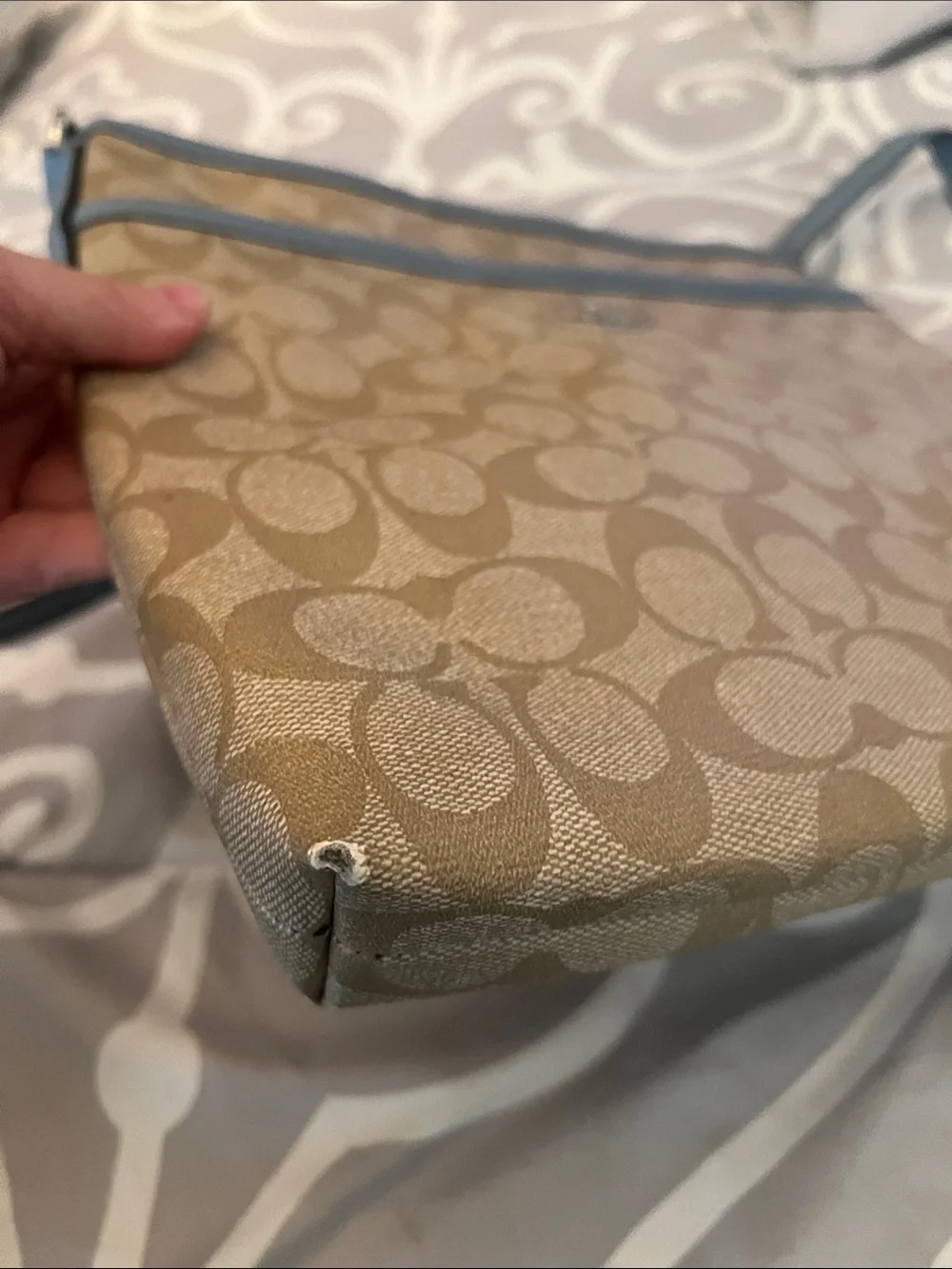 Coach file crossbody
