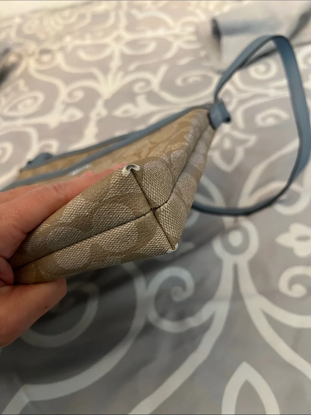 Coach file crossbody