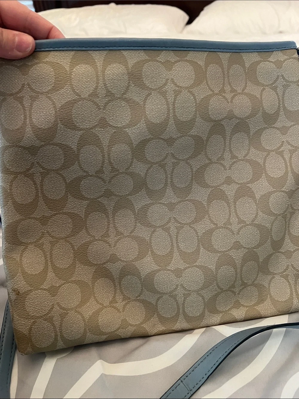 Coach file crossbody