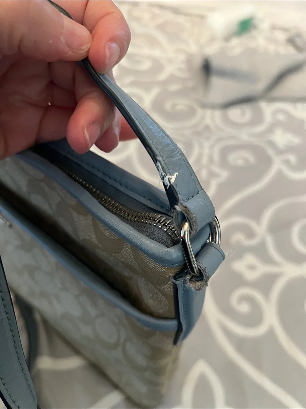 Coach file crossbody