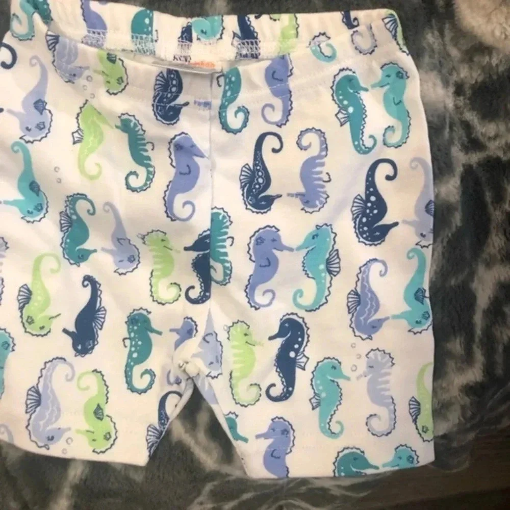 Gymboree NWT Seahorse pajama set