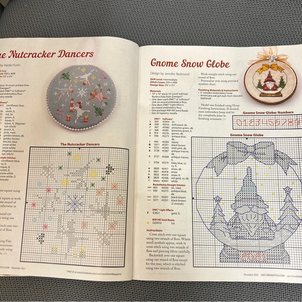 Just Cross Stitch patterns portion