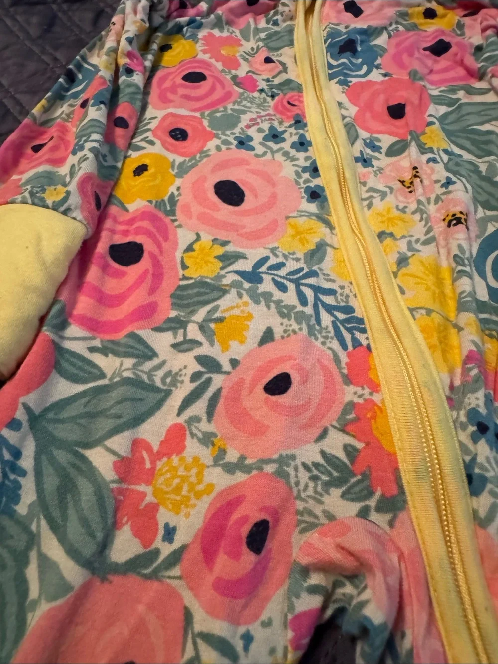 Little Sleepies vibrant floral