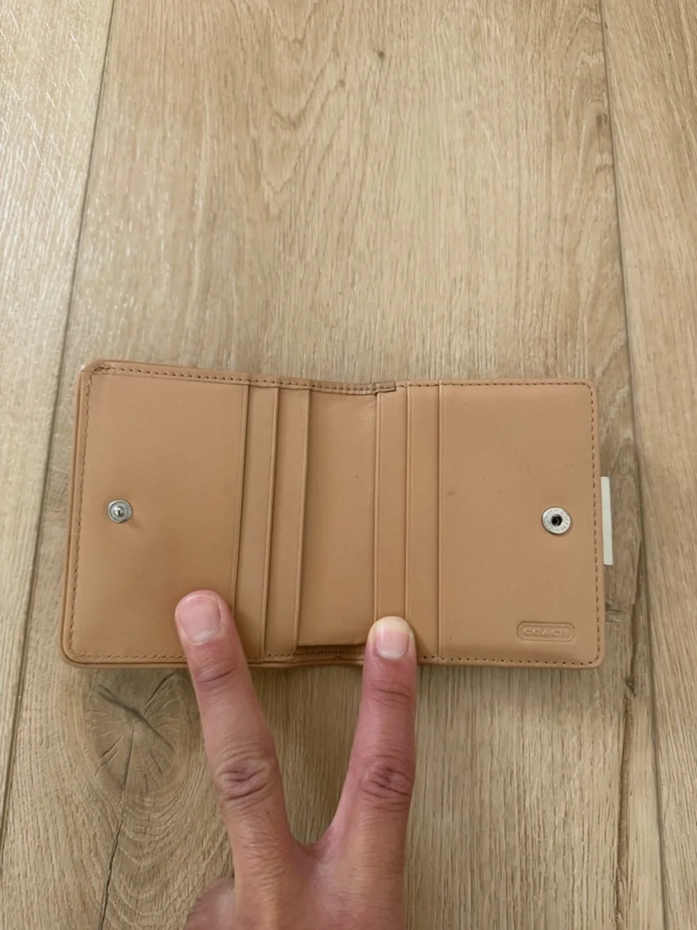Coach wallet used